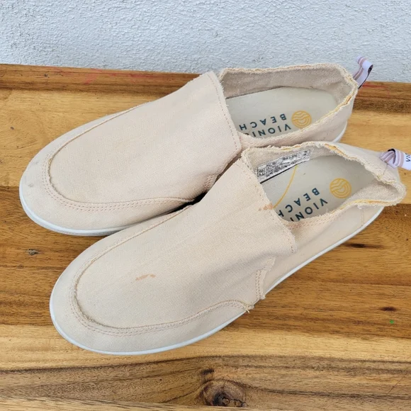 Vionic Beach Slip On Sneaker Canvas Shoes Women's Size 9.5 - Picture 6 of 16